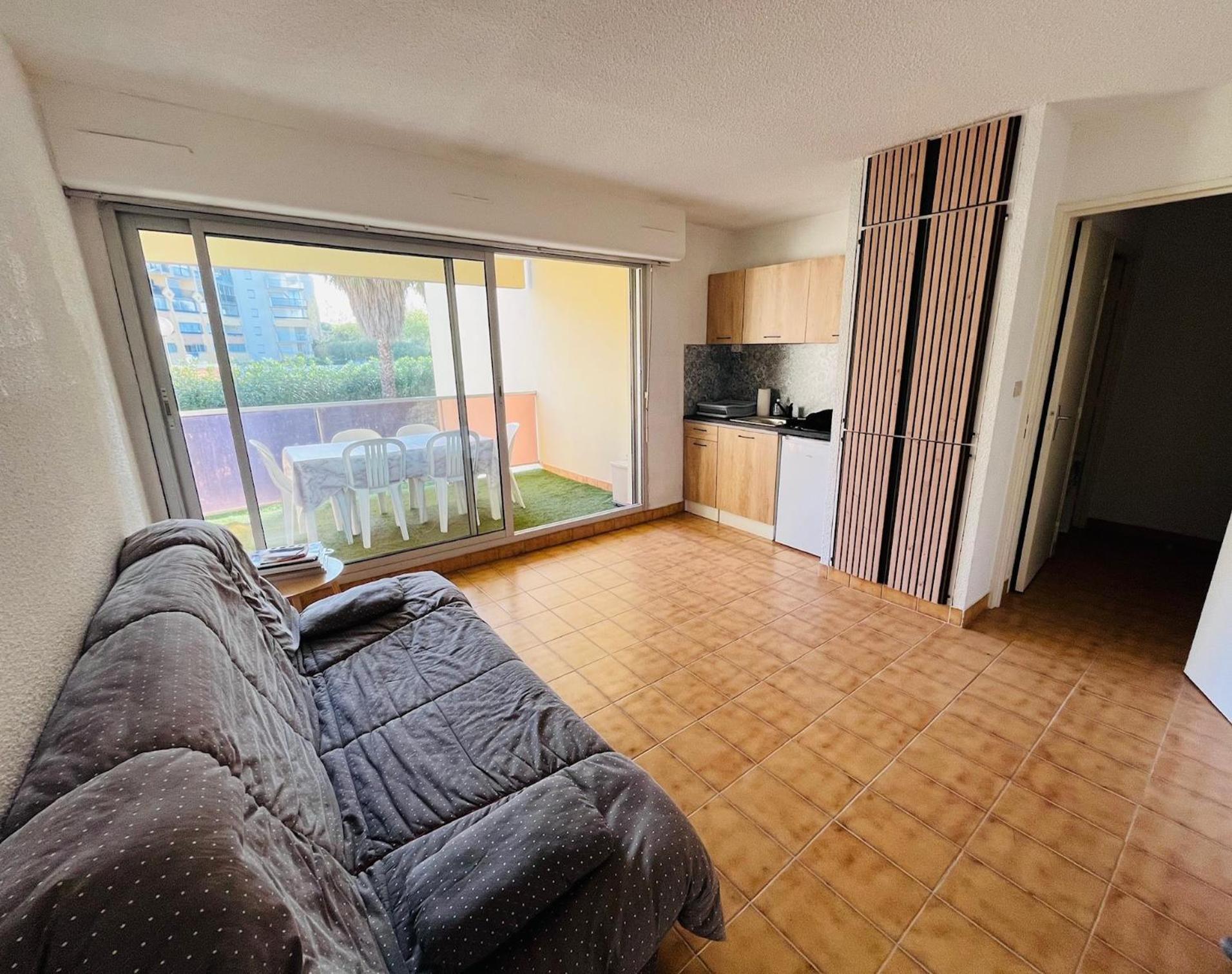 T2 ,4 Couchages ,Climatise ,Terrace ,En Face D'Aqualand ,Plage Rochelongue Agde Esterno foto